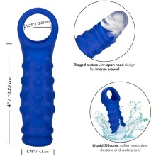 CALEXOTICS - ADMIRAL COUVERCLE DE PÉNIS EN PERLES SILICONE LIQUIDE BLEU