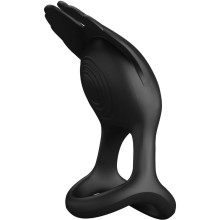 PRETTY LOVE - SILAS VIBRANT PENIS RING 7 VIBRATIONS BLACK