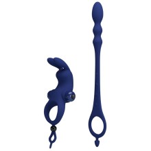 PRETTY LOVE - AYAD ANELLO VIBRATORE RABBIT CON SPINA BLU