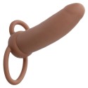 CALEXOTICS - MAXX THICK DUAL PENETRATOR 10 VIBRAÇÕES MARROM