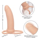 CALEXOTICS - MAXX THICK DUAL PENETRATOR 10 VIBRAZIONI CARNE