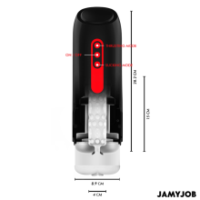 JAMYJOB - PHANTOM AUTOMATISCHER VAGINA-MASTURBATOR 5 SAUG- UND STOSSMODI