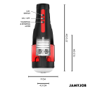 JAMYJOB - MASTURBATEUR VAGIN AUTOMATIQUE CYCLONE 10 MODES DE ROTATION ET DE POUSSÉE