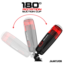 JAMYJOB - MASTURBATEUR VAGIN AUTOMATIQUE STORM 10 MODES DE ROTATION ET DE POUSSÉE