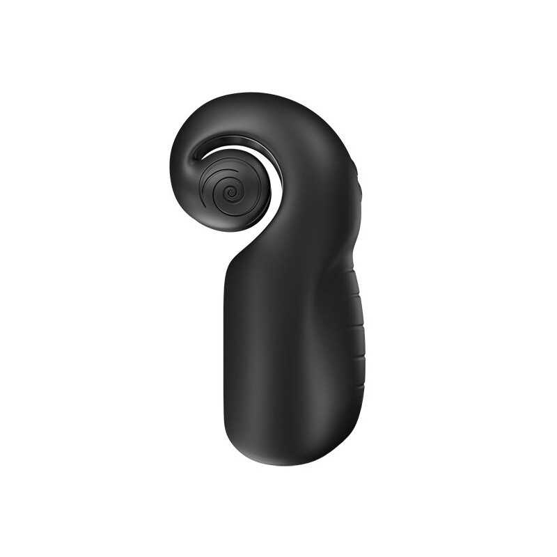 SNAIL VIBE - EVO FOR HIM MALE MASTURBATOR SLIDE N'ROLL BLACK