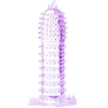 BAILE - BAINHA PARA PÉNIS COM PONTOS ESTIMULANTES ROXO 14 CM