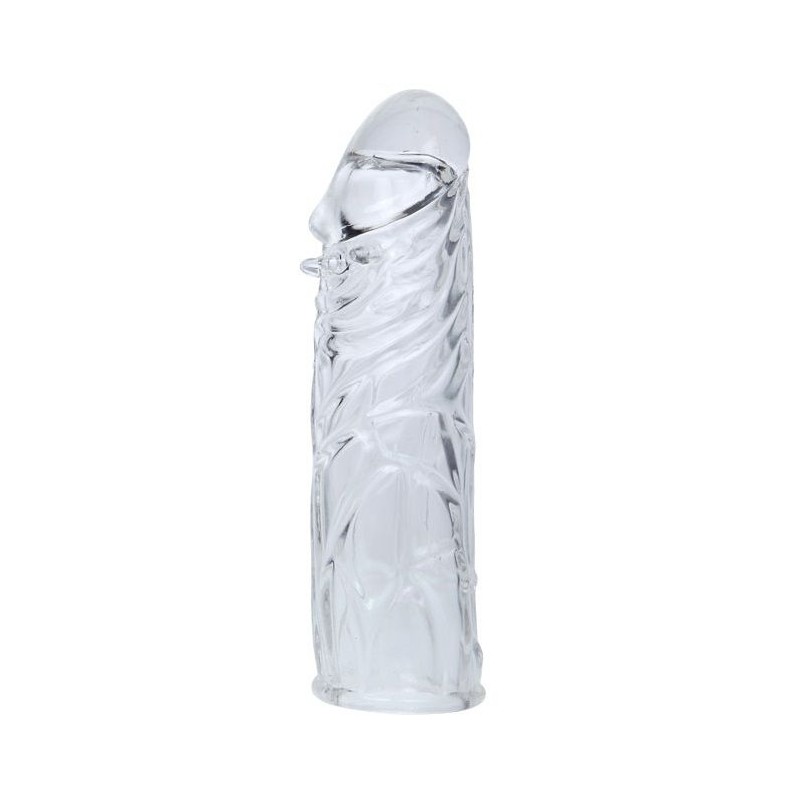 BAILE - COUVERCLE DE PÉNIS EN SILICONE TRANSPARENT 13 CM