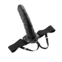 FETISH FANTASY SERIES - 19 CM HOLLOW STRAP-ON BLACK