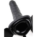 FETISH FANTASY SERIES - 19 CM STRAP-ON CAVO VIBRANTE NERO