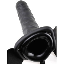 FETISH FANTASY SERIES - 19 CM VIBRANT CREUX STRAP-ON NOIR