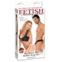 FETISH FANTASY SERIES - FLESH ADJUSTABLE HOLLOW HARNESS 15 CM