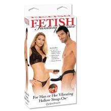FETISH FANTASY SERIES - VIBRIERENDER HOHL-STRAP-ON FÜR SIE ODER