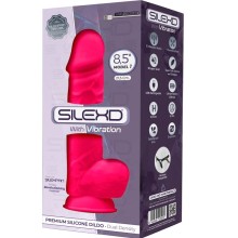 SILEXD - MODELO 1 VIBRADOR DE PÊNIS REALÍSTICO SILICONE PREMIUM