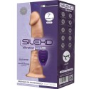 SILEXD - MODELO 1 VIBRADOR DE PÊNIS REALÍSTICO SILICONE PREMIUM SILEXPAN CONTROLE REMOTO 17.5 CM