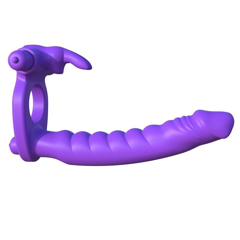 FANTASY C-RINGZ - SILICONE DOUBLE VIBRATOR COELHO