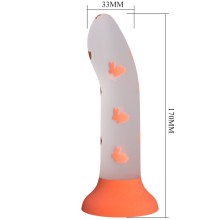 PRETTY LOVE - DILDO MAGICO NIGHTFALL SENZA VIBRAZIONI ARANCIO