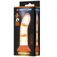 PRETTY LOVE - DILDO MAGICO NIGHTFALL SENZA VIBRAZIONI ARANCIO