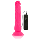 DIVERSIA - DILDO VIBRANT FLEXIBLE ROSE 21 CM -O- 4.9 CM