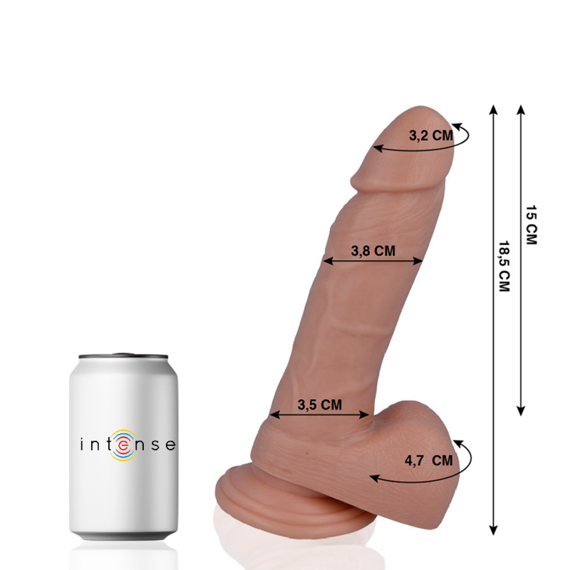 MR INTENSE - 14 PÊNIS REALÍSTICO 18.5 CM -O- 3.8 CM MR INTENSE - 14 PÊNIS REALÍSTICO 18.5 CM -O- 3.8 CM