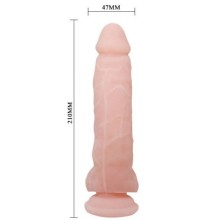 BAILE - DILDO NATURAL SUPER REALISTA 21.5 CM