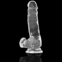 X RAY - CLEAR COCK WITH BALLS 18.5 CM -O- 3.8 CM