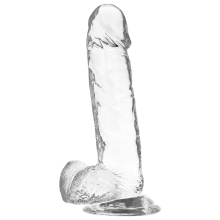 X RAY - CLEAR COCK WITH BALLS 20 CM -O- 4.5 CM