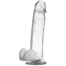 X RAY - DILDO TRANSPARENTE COM BOLAS 22 CM -O- 4.6 CM