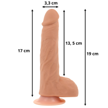 OHMAMA - UP AND DOWN DILDO WITH HEAT FUNCTION AND REMOTE CONTROL