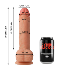 CYBER SILICOCK - FREEMAN ULTRA REALISTISCHES. WEICHES FLÜSSIGE