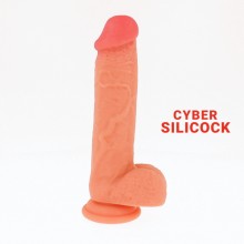 CYBER SILICOCK - SAUL SILICONE LIQUIDE SOUPLE ULTRA RÉALISTE 21 CM -O- 4.2 CM