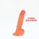 CYBER SILICOCK - ANSEL SILICONE LIQUIDE SOUPLE ULTRA RÉALISTE 15.5 CM -O- 2.9 CM