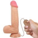 PRETTY LOVE - SLIDING SKIN SERIES REALISTIC DILDO WITH SLIDING