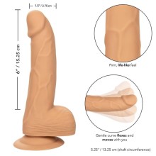 CALEXOTICS - BORCHIE IN SILICONE 15.24 CM PELLE