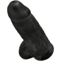 KING COCK - PENE REALISTICO PASSODATO 23 CM NERO