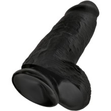 KING COCK - POLLIGER REALISTISCHER PENIS 23 CM SCHWARZ