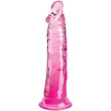 KING COCK - CLEAR PÊNIS REALÍSTICO 19.7 CM ROSA