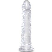 KING COCK - KLARER REALISTISCHER PENIS 19.7 CM TRANSPARENT