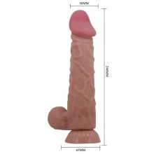 PRETTY LOVE - DILDO REALISTICO SLIDING SKIN SERIES CON VENTOSA