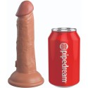 KING COCK - ELITE DILDO DE SILICONE REALÍSTICO 15.2 CM CARAMELO