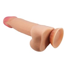 PRETTY LOVE - SLIDING SKIN SERIES REALISTISCHER DILDO MIT GLEITENDEM HAUT-SAUGNAP 21,8 CM