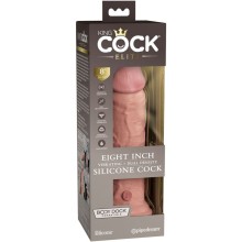 KING COCK - ELITE GODE RÉALISTE VIBRANT SILICONE 20.3 CM