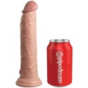 KING COCK - ELITE REALISTISCHER DILDO VIBRATOR SILIKON FERNBEDIENUNG 23 CM