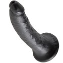 KING COCK - 7 DILDO BLACK 17.8 CM