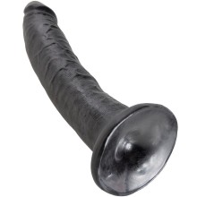 KING COCK - 7 DILDO BLACK 17.8 CM