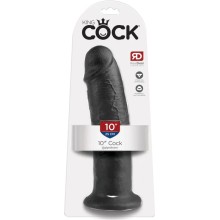 KING COCK - 10 GODE NOIR 25 CM