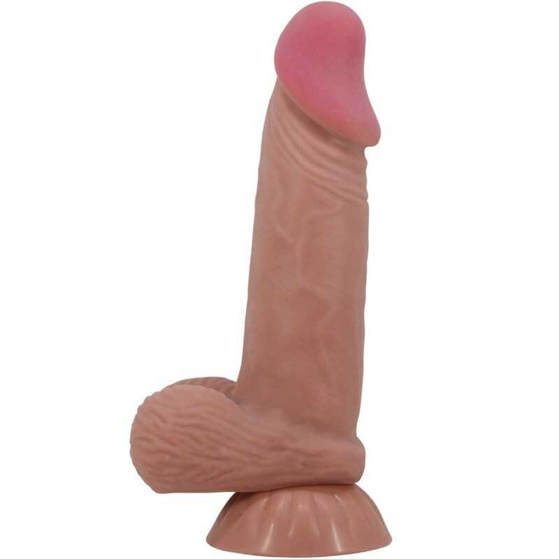 PRETTY LOVE - SÉRIE SLIDING SKIN DILDO REALÍSTICO COM VENTOSA