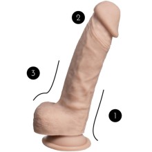 SILEXD - MODEL 1 REAL SKIN REALISTIC PENIS THERMO REACTIVE 17.8