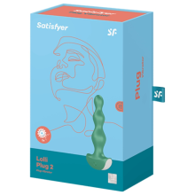 SATISFYER LOLLI PLUG 2 PLUG VIBRATOR - VERDE