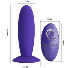 PRETTY LOVE - JUVENTUDE PLUG VIBRADOR ANAL CONTROLE REMOTO