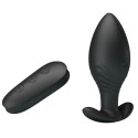 PRETTY LOVE - REGINA ANAL PLUG RECHARGEABLE VIBRATOR BLACK